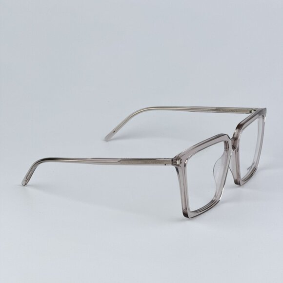 Saint Laurent SL474OPT 003 BRAND NEW Eyeglasses Transparent Nude Square Unisex - Picture 5 of 10
